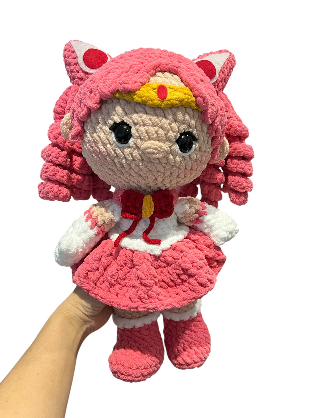 Large Magical Pink Moon Warrior Plushie