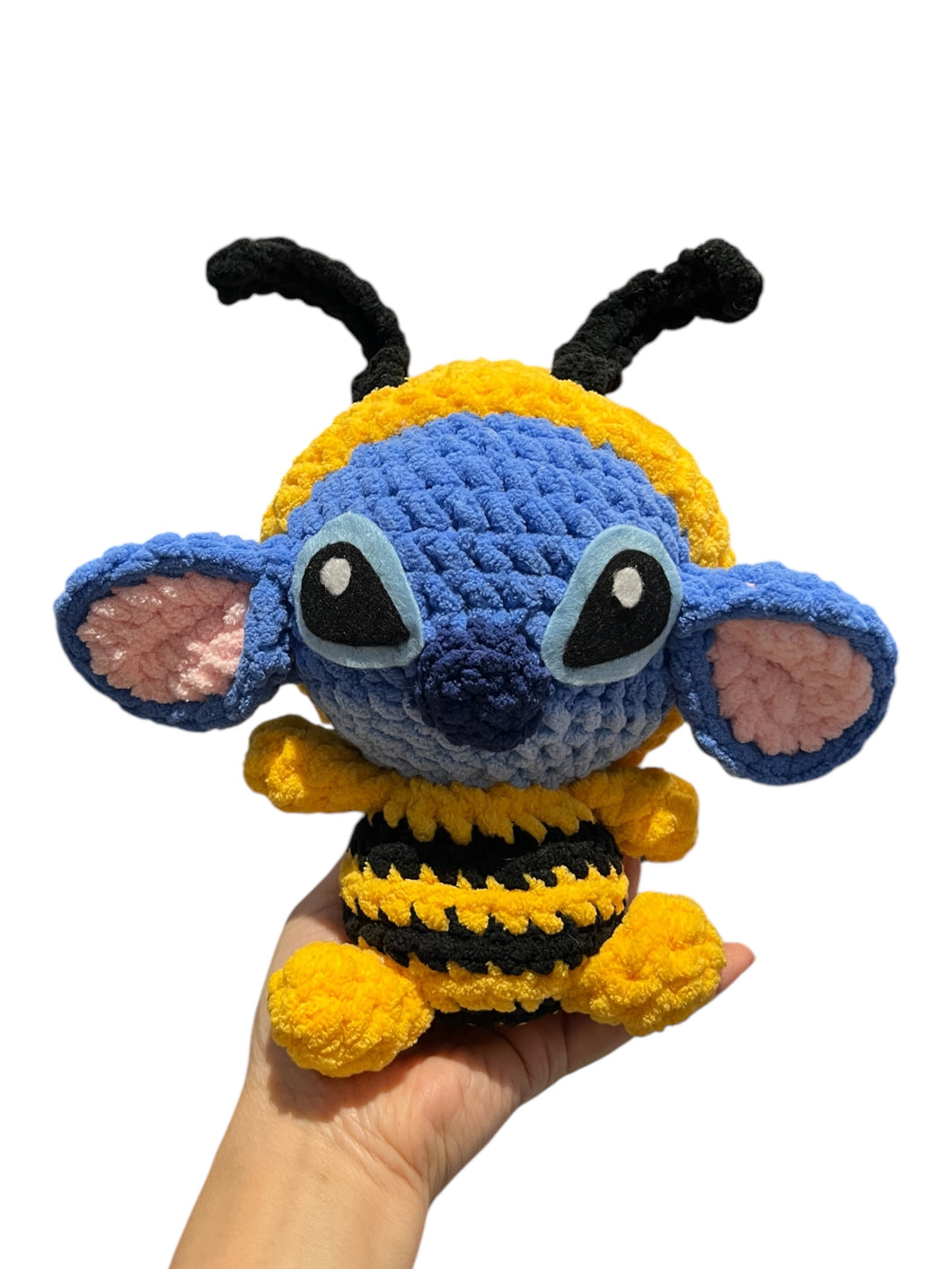 Small Blue Alien in Bee Costume Plushie