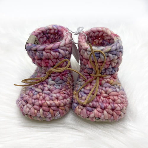 Luxury Baby Booties - Rosalinda - Handmade by Chris & Kris