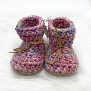 Luxury Baby Booties - Rosalinda - Handmade by Chris & Kris