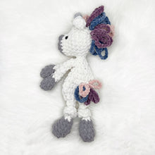 Load image into Gallery viewer, Small Unicorn Knotted Lovey - Handmade by Chris &amp; Kris

