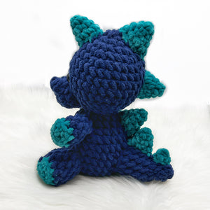 Small Dino Plushie - Handmade by Chris & Kris