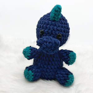 Small Dino Plushie - Handmade by Chris & Kris