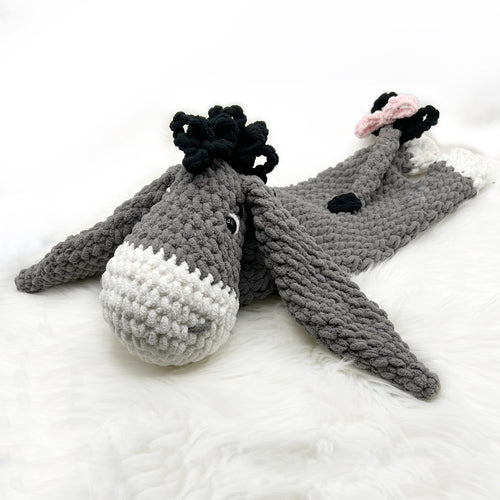 Medium Eeyore Lovey - Handmade by Chris & Kris