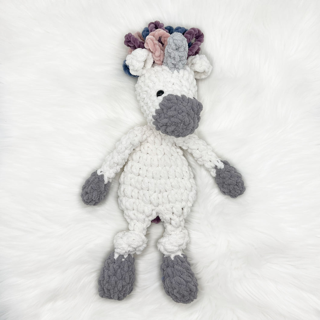 Small Unicorn Knotted Lovey - Handmade by Chris & Kris