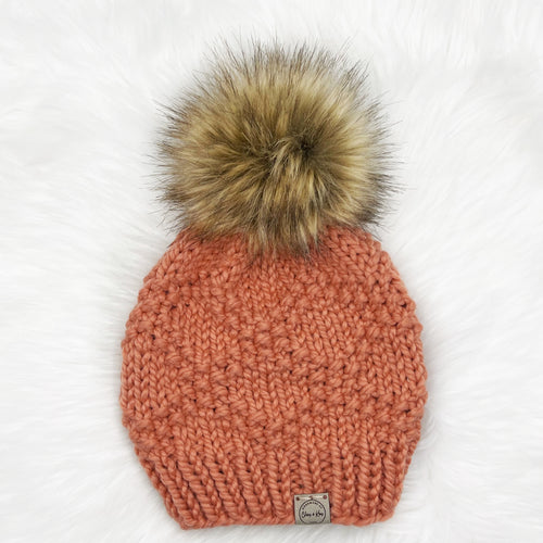 The Etta Beanie in Clay - Handmade by Chris & Kris