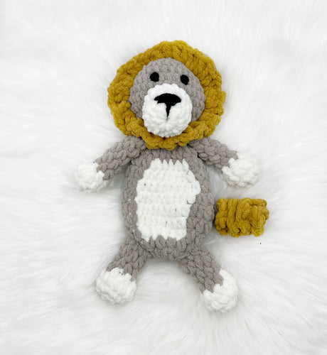 Small Lion Lovey - Handmade by Chris & Kris