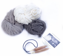 Load image into Gallery viewer, The Big Knit Chenille Blanket Pattern
